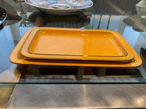 2 THOMAS DANISH GOLD Platters- Flammfest, made in Germany