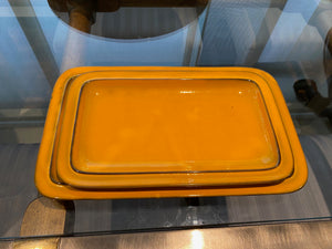 2 THOMAS DANISH GOLD Platters- Flammfest, made in Germany