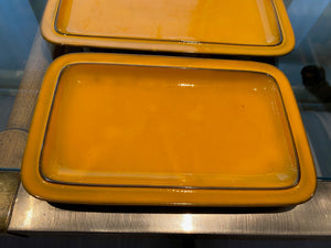 2 THOMAS DANISH GOLD Platters- Flammfest, made in Germany