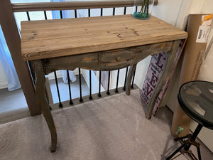 Recycled Reclaimed Wood Console Table from Privilege (Retail $360)