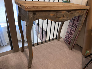 Recycled Reclaimed Wood Console Table from Privilege (Retail $360)