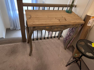 Recycled Reclaimed Wood Console Table from Privilege (Retail $360)