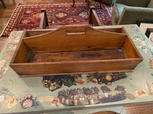 Antique Wood Tray w/Handle