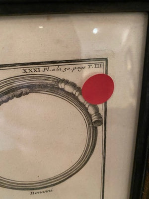 2 Antique Prints- 'Bracelets' & 'Boucles'