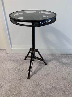 Film Reel Side Table