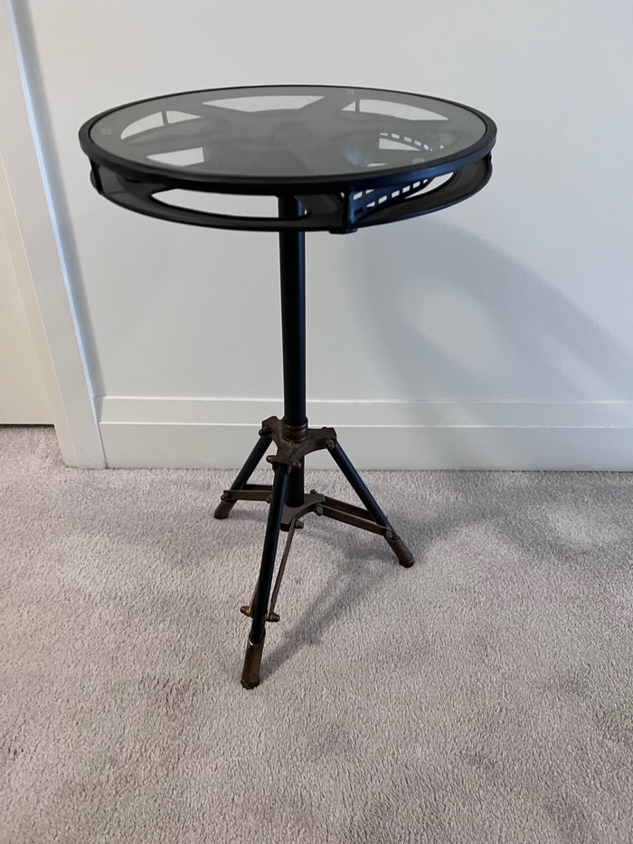 Film Reel Side Table
