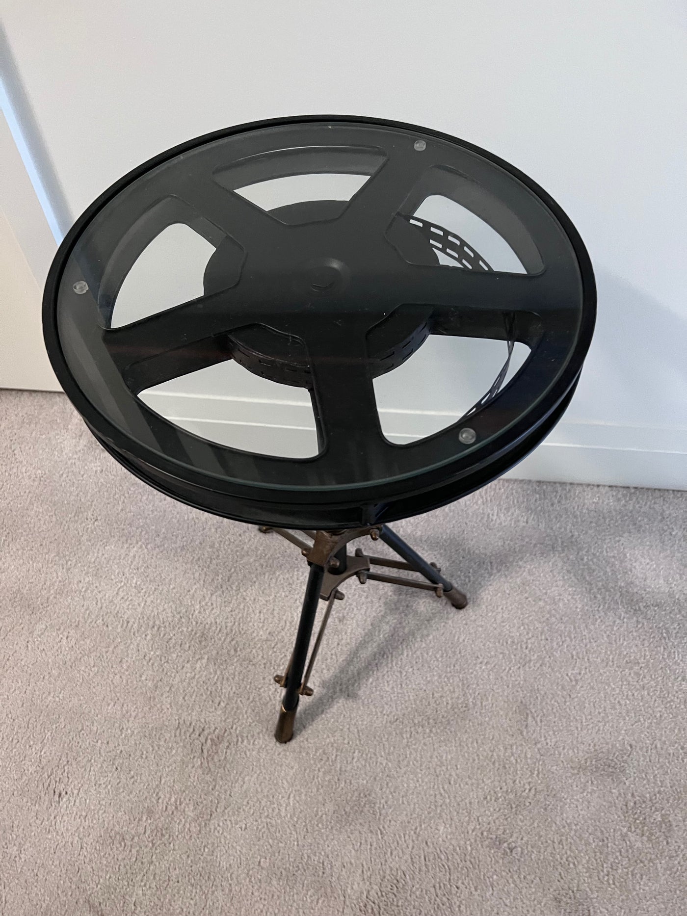 Film Reel Side Table – Sell My Stuff Canada - Canada's Content and Estate  Sale Specialists