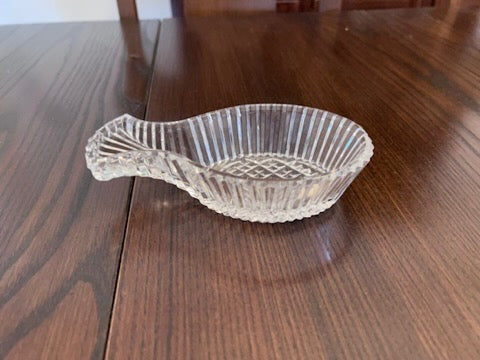Waterford Crystal 6.5" Wedge Cut Pineapple Spoon Rest