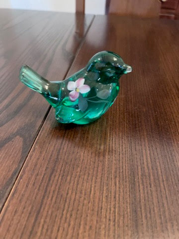 Hand Painted Glass Bird by Ameeks