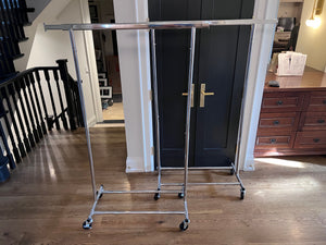 2 Metal Clothing Racks