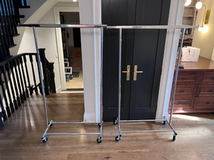 2 Metal Clothing Racks