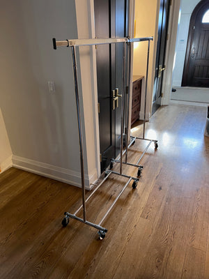 2 Metal Clothing Racks