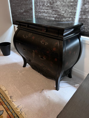 Bombay Company Black Painted Tub Chest