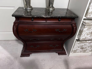 Bombay Company 5 Drawer Marble Top Commode