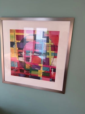 2 Colourful Abstract Prints