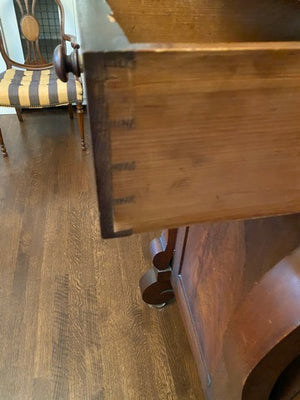 Beautiful Burled Wood Antique Credenza/Sideboard