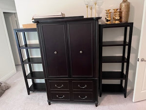 Bombay Company Armoire + 2 Shelving Units