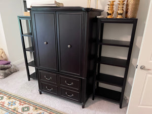 Bombay Company Armoire + 2 Shelving Units