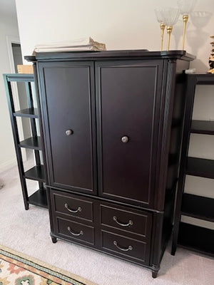 Bombay Company Armoire + 2 Shelving Units