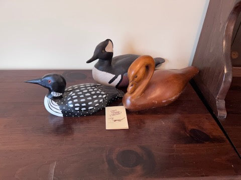 Wood Geese and Loons Lot