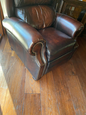 2 Bernhardt Leather Reclining Chairs