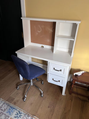 White Desk + Chair
