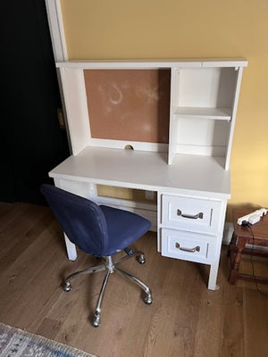 White Desk + Chair
