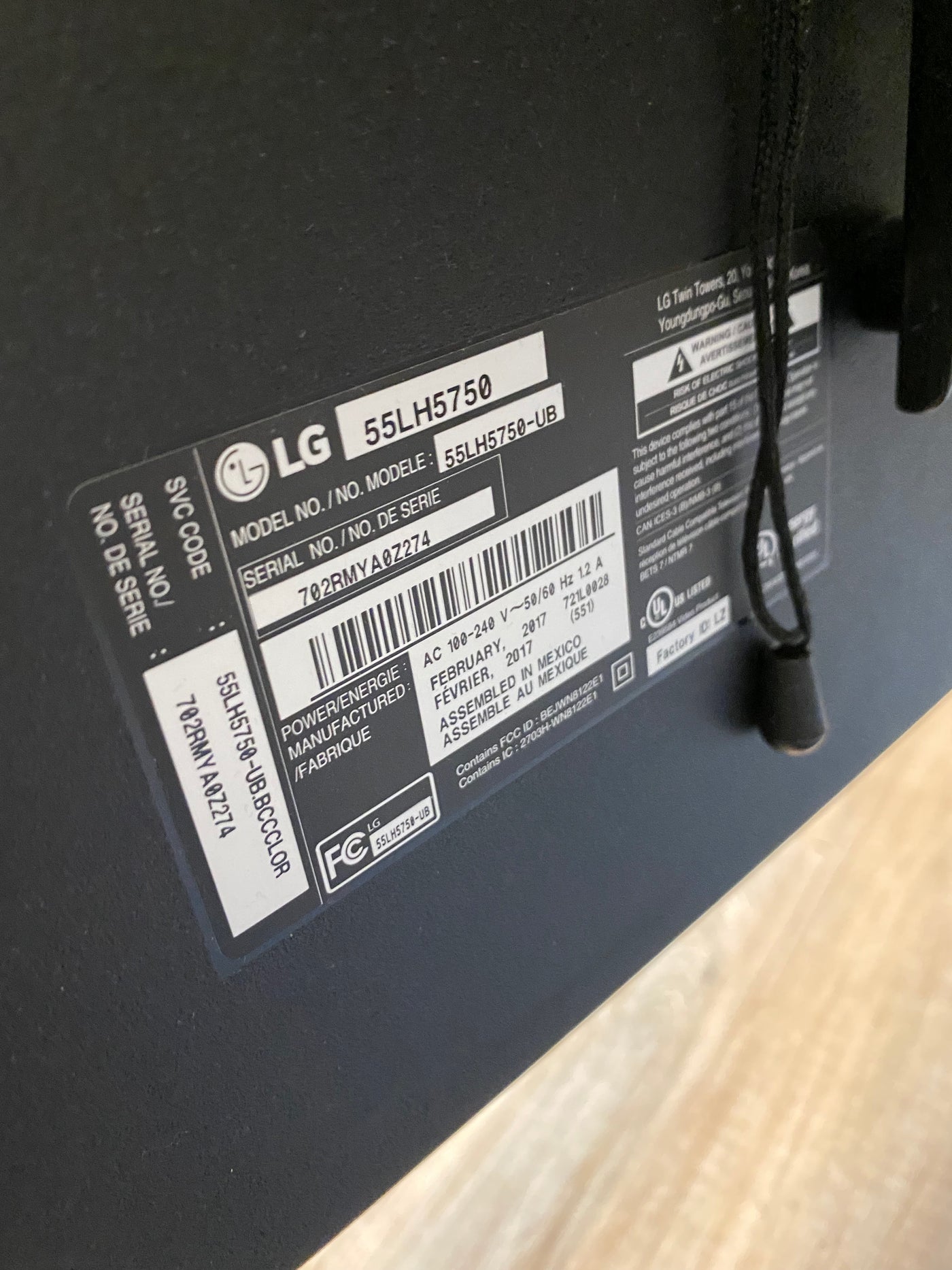 LG 55LH5750 55″ 1080p Smart TV 1 Sell My Stuff Canada Canada