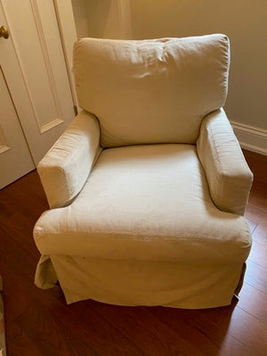 Crate & Barrel Slipcover Armchair