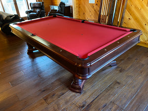 Brunswick Pool Table- 9.5ft + Rack & Accessories