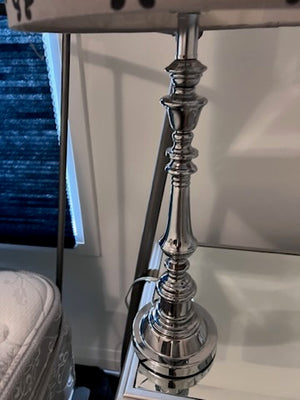 Pair of Silver Table Lamps