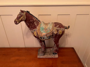 Wood Painted Horse