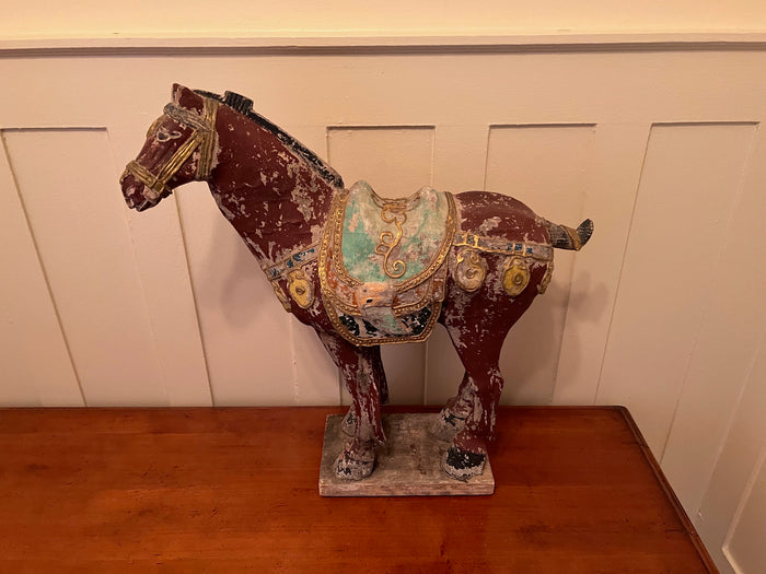 Wood Painted Horse