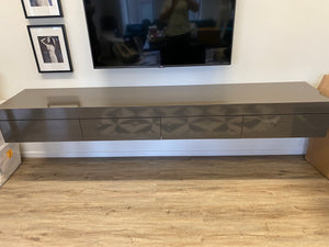 Floating Console Shelf/Cabinet