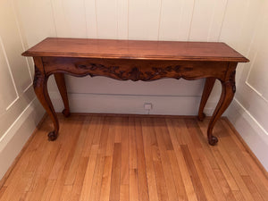 Wood Carved Console Table