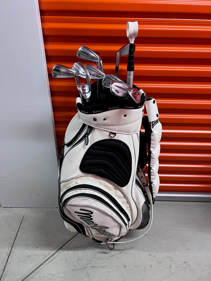 MacGregor V Foil M675 Forged Milled Irons 3-PW, 52, 56, 60 + MacGregor Bag, Right Handed