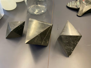 3 Piece Geometric Marble Decor