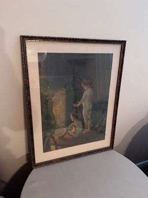 Paul Peel "After The Bath" Framed Print