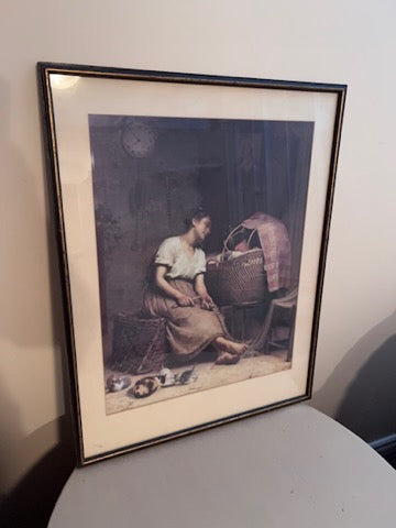 Paul Peel "Mother Love" Framed Print