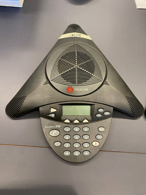 2 Polycom SoundStation 2W EX DECT 6.0 Wireless Conference Phones