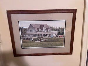 Walter Campbell Signed Print- Golfing