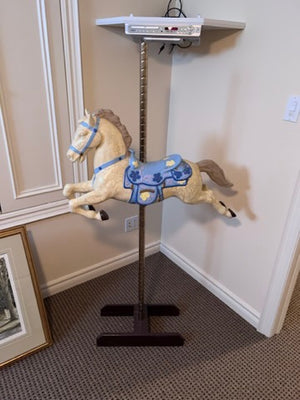 Carousel Horse (plastic)- 62"h