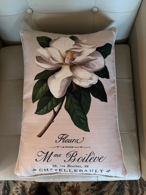 "THRO Home" 14" W x 20" French Lilac Flower Pillow