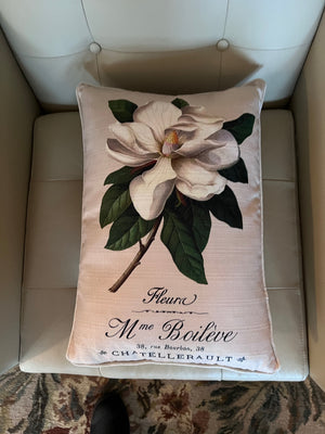 "THRO Home" 14" W x 20" French Lilac Flower Pillow