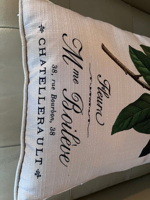 "THRO Home" 14" W x 20" French Lilac Flower Pillow