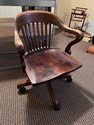 Antique Banker's Chair