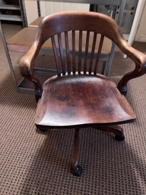 Antique Banker's Chair