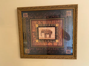 Elephant Print by Pamela Gladding