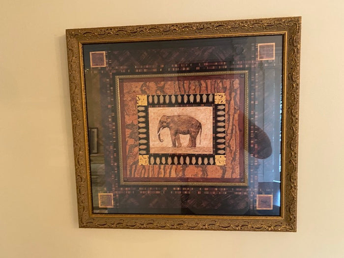 Elephant Print by Pamela Gladding