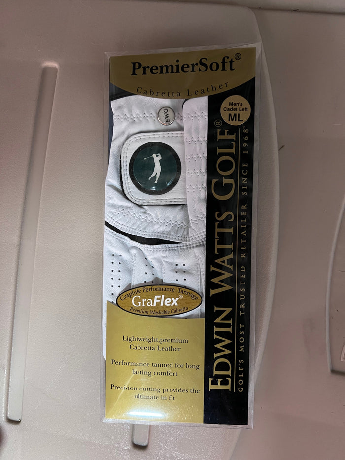 Men's Edwin Watts Golf PremierSoft Golf Glove - MED-LG Cadet, Left Hand